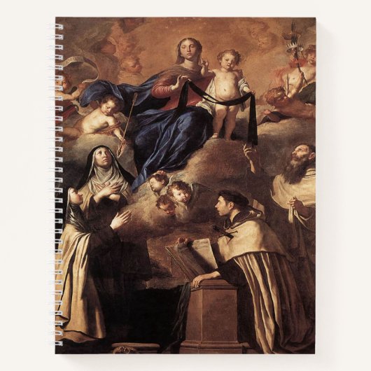 Onze dame van de berg Carmel 1641 Notitieboek (Voorkant)