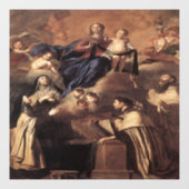 Onze dame van de berg Carmel 1641 Raamsticker (Vel)