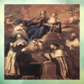 Onze dame van de berg Carmel 1641 Raamsticker (Vel 3)