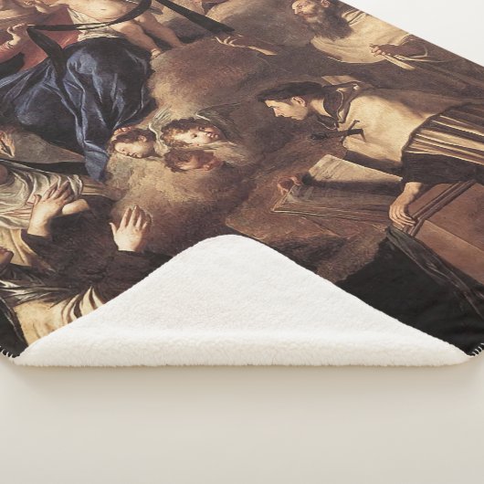 Onze dame van de berg Carmel 1641 Sherpa Deken (3/4)