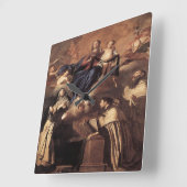 Onze dame van de berg Carmel 1641 Vierkante Klok (Hoek)