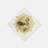 Onze dame van de berg Carmel Baby Jesus Scapular Servetten (Hoek)