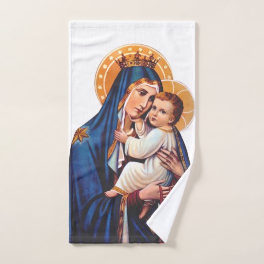Onze dame van de berg Carmel Bad Handdoek (Handdoek)