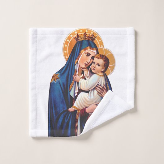 Onze dame van de berg Carmel Bad Handdoek (Wasdoekje)