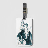 Onze dame van de berg Carmel Bagagelabel (Voorkant (verticaal))