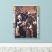 Onze dame van de berg Carmel Canvas Afdruk (Insitu (Houten vloer))