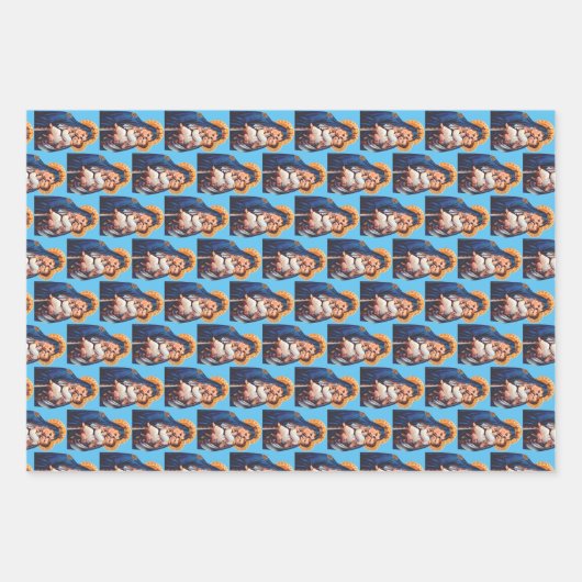 Onze dame van de berg Carmel Inpakpapier Vel (Voorkant)