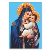 Onze dame van de berg Carmel Kaart (Voorkant)