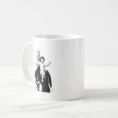 Onze dame van de berg Carmel Koffiemok (Voorkant links)
