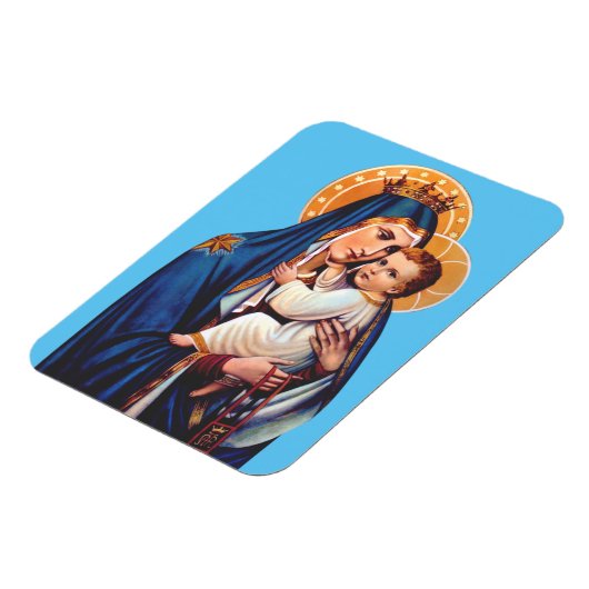 Onze dame van de berg Carmel Magneet (Linkerzijde)