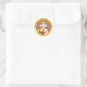 Onze dame van de berg Carmel Ronde Sticker (Tas)