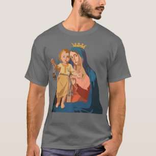 Onze dame van de berg Carmel Scapular St Teresa va T-shirt