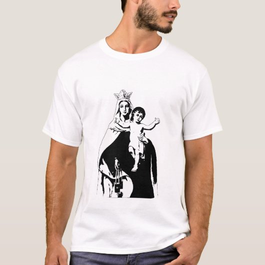Onze Dame van de berg Carmel T-Shirt (Voorkant)
