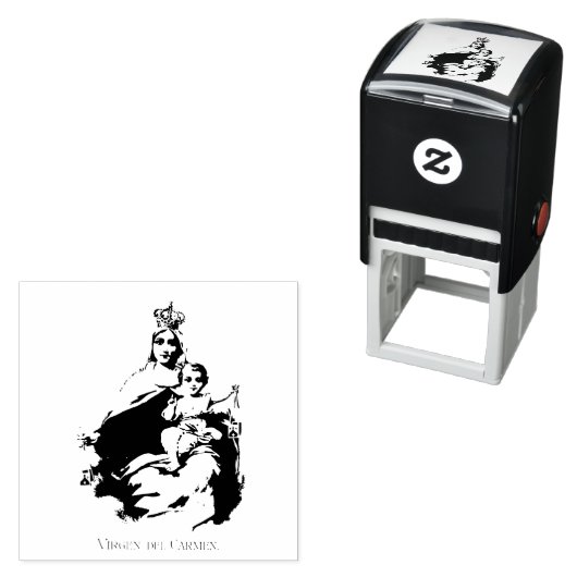 Onze dame van de berg Carmel, zelfinkend stempel (In situ)