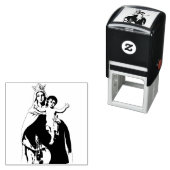 Onze dame van de berg Carmel Zelfinktende Stempel (In situ)