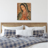 onze dame van de canvas guadalupe afdruk (Insitu (Slaapkamer))