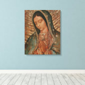 onze dame van de canvas guadalupe afdruk (Insitu (Houten vloer))