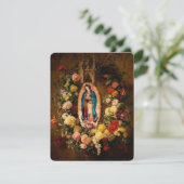 Onze dame van de Gu katholieke begrafenis Memorial (Staand voorkant)