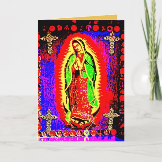 Onze dame van de guadalupe kaart (Voorkant)