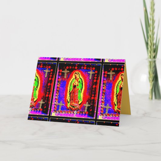 Onze dame van de guadalupe kaart (Voorkant)