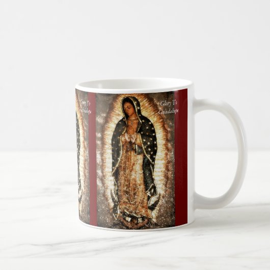 Onze dame van de guadalupe koffiemok (Rechts)