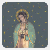 Onze dame van de Guadalupe-Sticker Vierkante Sticker (Voorkant)