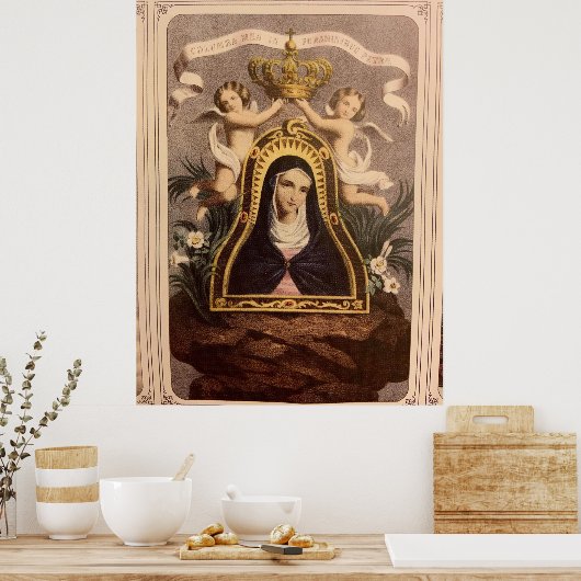 Onze dame van de Heilige Cave Poster (Keuken)