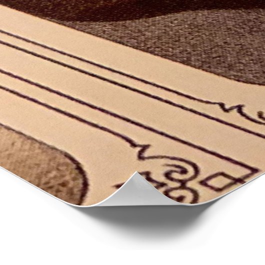 Onze dame van de Heilige Cave Poster (Hoek)