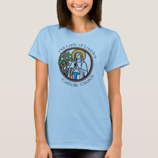 Onze dame van de katholieke kerk van Lourdes - T-S T-shirt