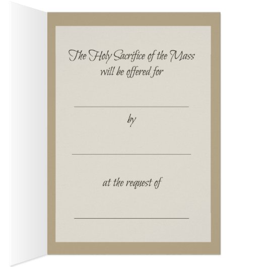 Onze dame van de Massa Carmel-kaart (Binnen (Rechts))