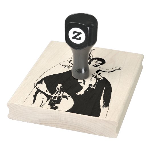 Onze Dame van de Mount Carmel Rubber Stamp Rubberstempel (Stempel)
