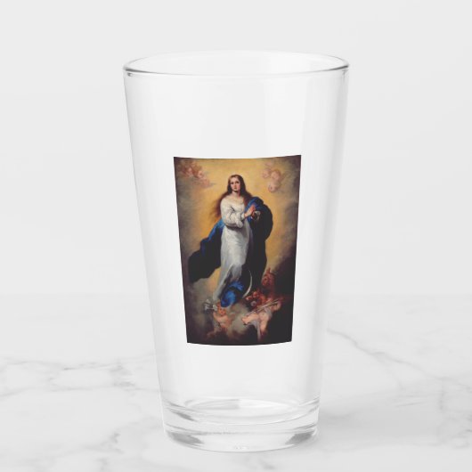 Onze dame van de onbevredigde conceptie glas (Voorkant)