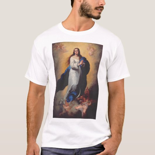 Onze dame van de onbevredigde conceptie t-shirt (Voorkant)