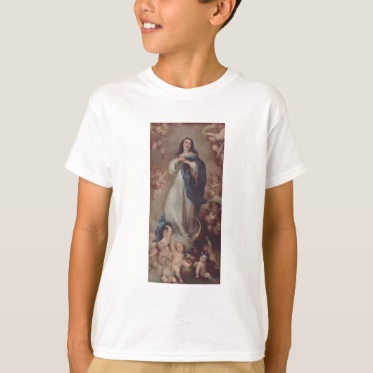 Onze dame van de onbevredigde conceptie t-shirt (Voorkant)