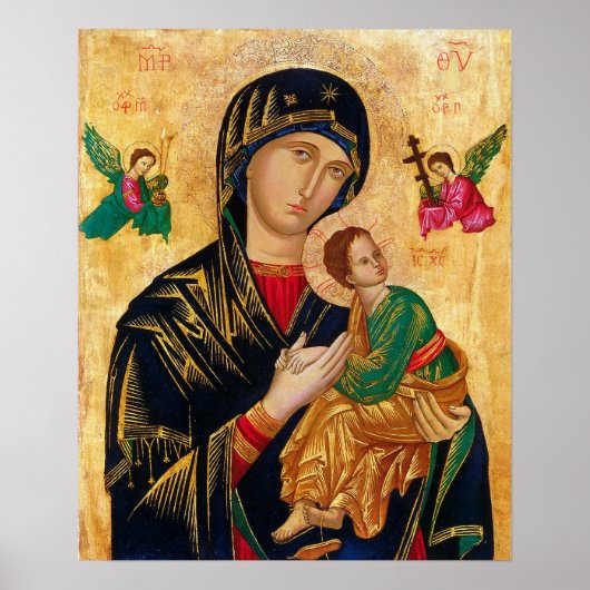 Onze Dame van de Perpetual Help Madonna en het Pic Poster (Voorkant)