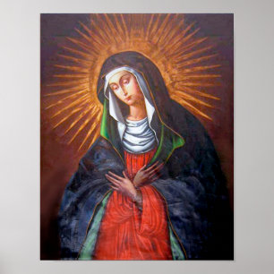 Onze dame van de poort van Dawn Poster