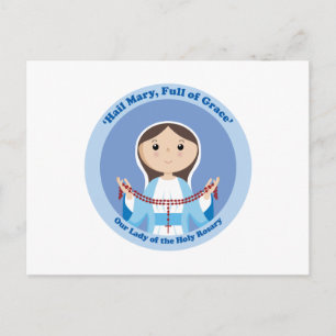 Onze dame van de Rosary Briefkaart