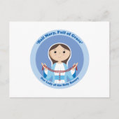 Onze dame van de Rosary Briefkaart (Voorkant)