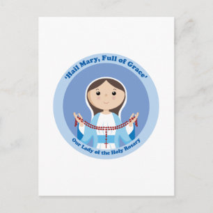 Onze dame van de Rosary Briefkaart