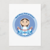 Onze dame van de Rosary Briefkaart (Voorkant)