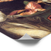 Onze dame van de Rosary die in Pompeii is gevuurd Poster (Hoek)