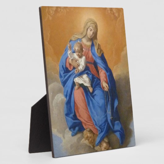 Onze dame van de Rosary Fotoplaat (Zijkant)