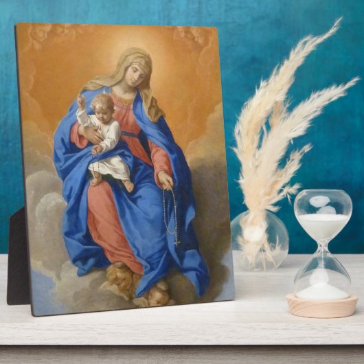 Onze dame van de Rosary Fotoplaat (Zijkant)