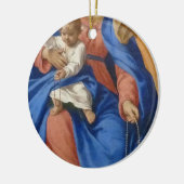 Onze dame van de Rosary Keramisch Ornament (Links)