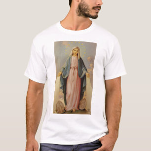 Onze dame van de Rosary  Latijnse Mass T-shirt