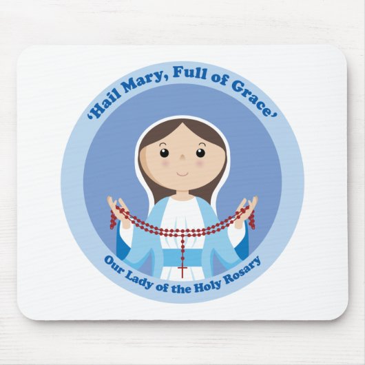 Onze dame van de Rosary Muismat (Voorkant)