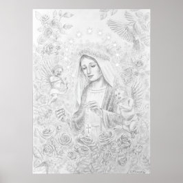 Onze dame van de Rosary Poster