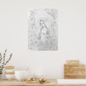 Onze dame van de Rosary Poster (Keuken)