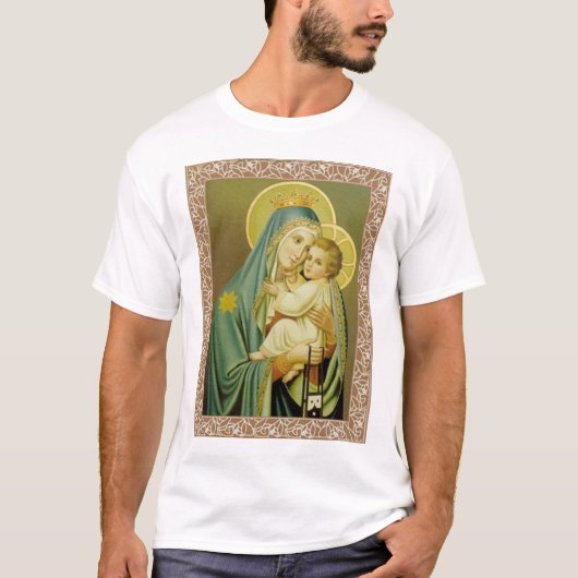 Onze dame van de Scapular T-shirt (Voorkant)