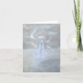 Onze Dame van de Sneeuw met Gedicht Kaart (Voorkant)